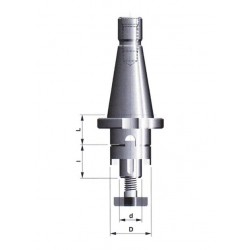 Frézovací trn pro frézy s podélnou nebo příčnou unášecí drážkou 247227.1