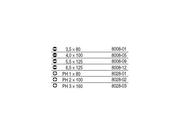 7dílná sada šroubováků v kufru Classic Line...