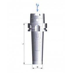 Redukční pouzdro s dutinou morse a upínacím šroubem 504010