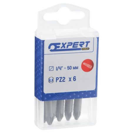 Bit 50 mm křížový Pozidriv 6ks - TONA EXPERT