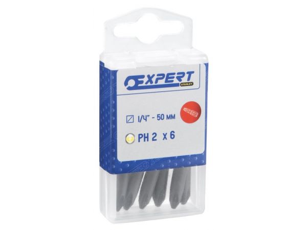 Bit 50 mm křížový Phillips 6ks - TONA EXPERT