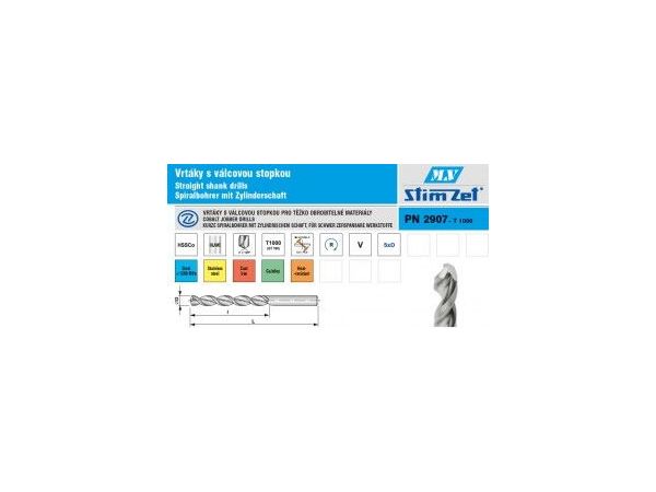 Vrták s válcovou stopkou - vysoce výkonný -...