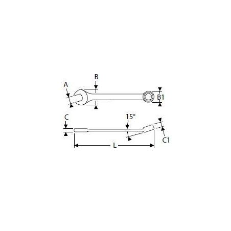 Očkoplochý klíč - TONA EXPERT