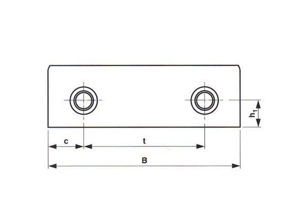 Rýhovaná vložka čelistí strojních svěráků - YORK