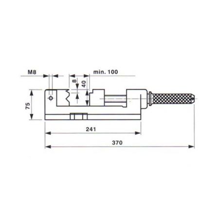 Příruční strojní svěrák - YORK