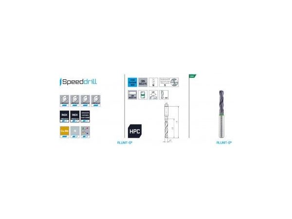 Vrták s válcovou stopkou SK 3xD - SPEED-DRILL...