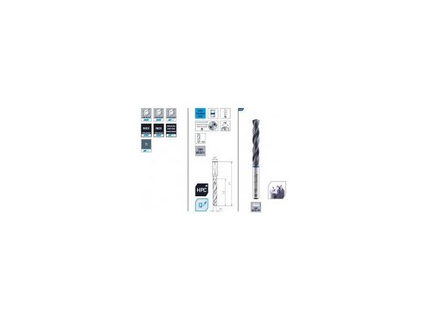 Vrták s válcovou stopkou SK 5xD - SPEED-DRILL...