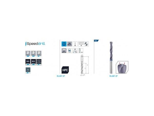 Vrták s válcovou stopkou SK 5xD - SPEED-DRILL...