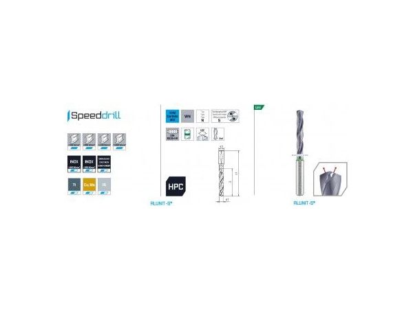 Vrták s válcovou stopkou SK 8xD - SPEED-DRILL...