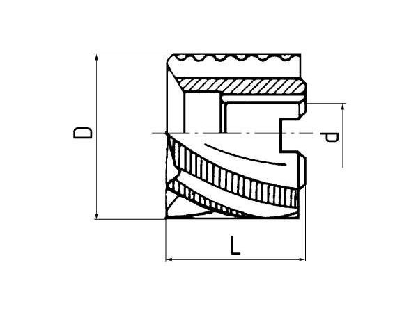 Fréza válcová čelní polohrubozubá typ NR...