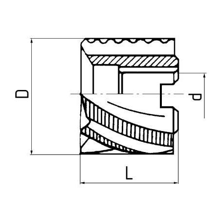 Fréza válcová čelní polohrubozubá typ NR F624275 - ZPS