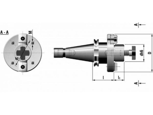 Frézovací trn pro frézovací hlavy - KFH