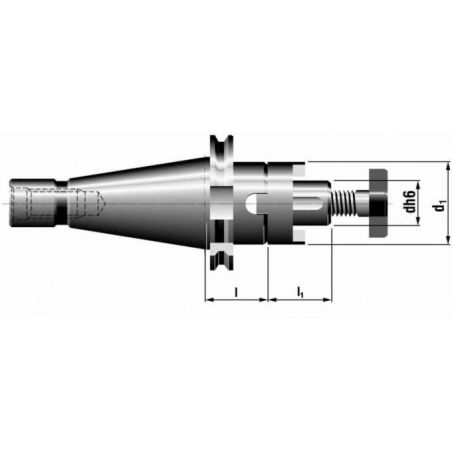 Frézovací trn pro frézy s příčnou unášecí drážkou - KFH