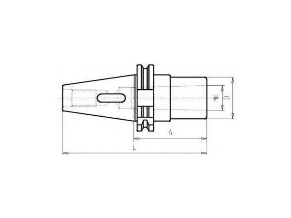 Redukční pouzdro SK50 s dutinou MORSE - KFH