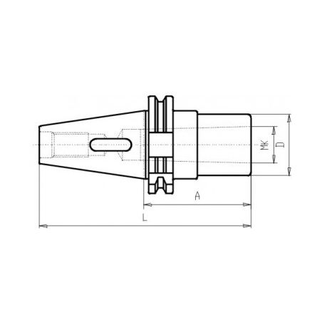 Redukční pouzdro SK50 s dutinou MORSE - KFH