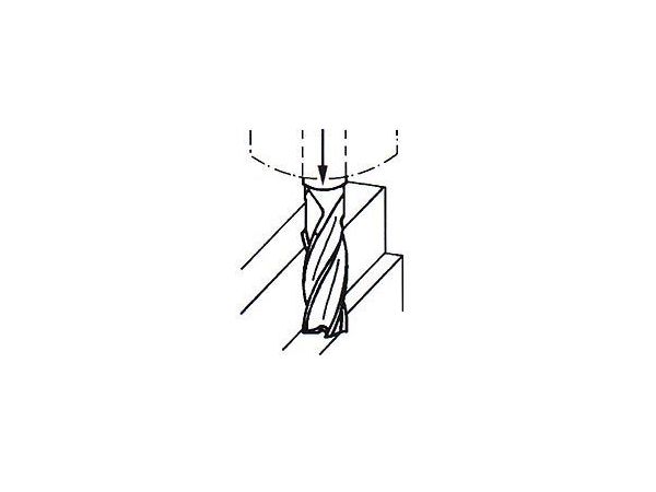 Fréza válcová čelní dlouhá s 1 břitem ke středu...