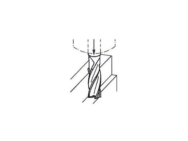 Fréza válcová čelní krátká s 1 břitem přes...