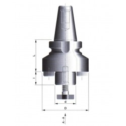 Frézovací trn pro frézovací hlavy 527027 50x60