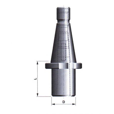 Redukční pouzdro s dutinou morse a upínacím šroubem - KFH