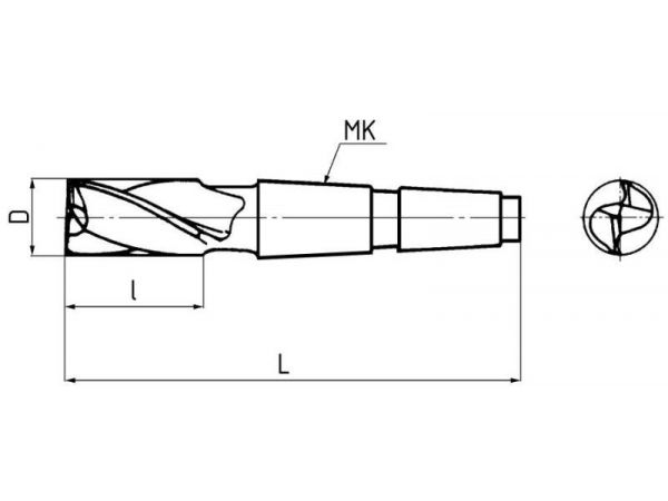 Fréza pro drážky per krátká nesouměrná typ N...