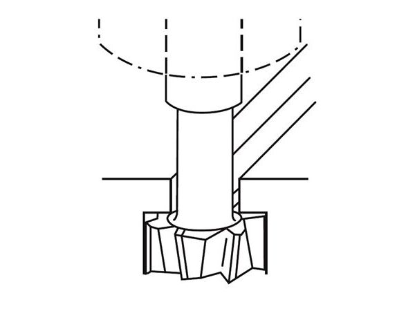 Fréza tvarová pro drážky T typ N F310215 - ZPS