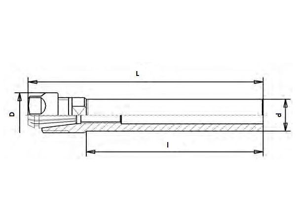 Kleštinový upínač s válcovou stopkou - KFH