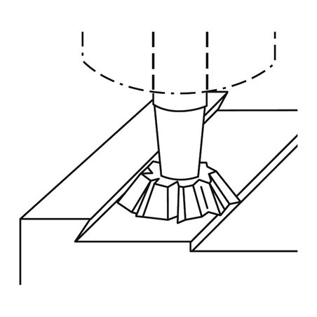 Fréza tvarová úhlová čelní F330215 - ZPS