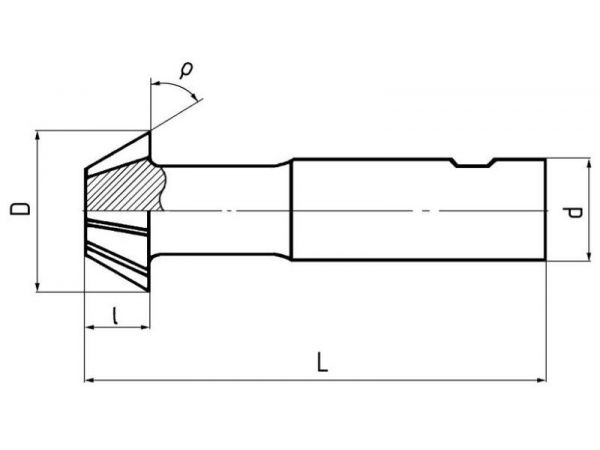 Fréza tvarová úhlová F350015 - ZPS