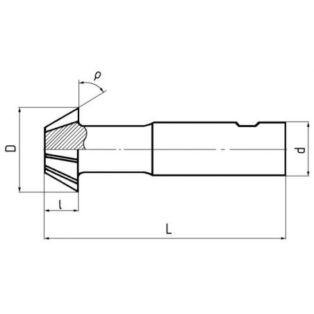 Fréza tvarová úhlová F350015 - ZPS