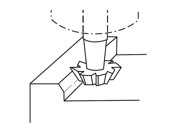 Fréza tvarová úhlová F350015 - ZPS