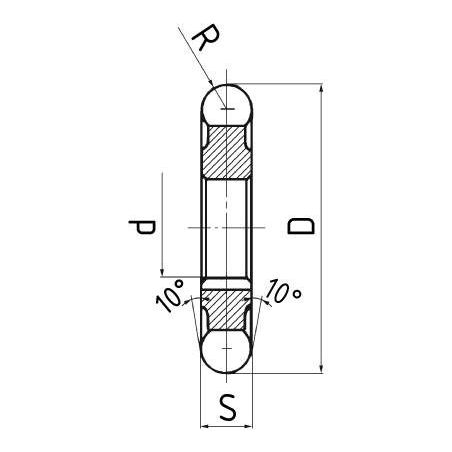 Fréza půlkruhová vypouklá - ZPS F810070