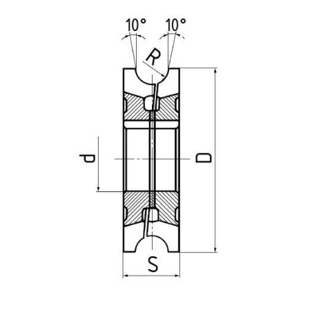 Fréza půlkruhová vydutá složená F824173 16 mm - ZPS