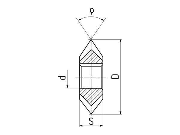 Fréza úhlová oboustranná souměrná 857070 - ZPS