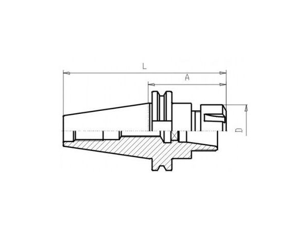 Kleštinový upínač pro kleštiny ER40, SK40 - KFH