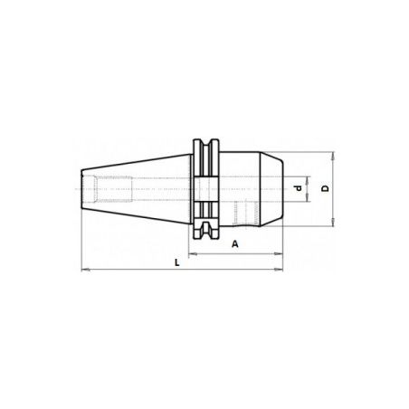 Držák pro upínání fréz WELDON, SK50, DIN69871 AD/B - KFH