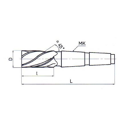 Fréza válcová krátká F410140 (50x70 mm) - ZPS