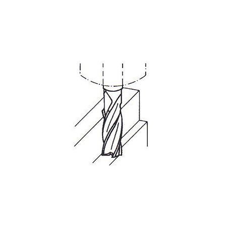 Fréza válcová čelní krátká polohrubozubá F420365 - ZPS