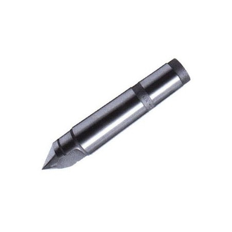 Upínací hrot zploštělý s vrcholovým úhlem 60° a vložkou ze slinutého karbidu 243317
