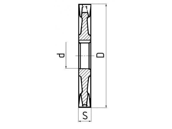 Fréza kotoučová polohrubozubá typ N F720275 - ZPS
