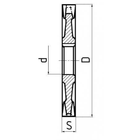 Fréza kotoučová polohrubozubá typ N F720275 - ZPS