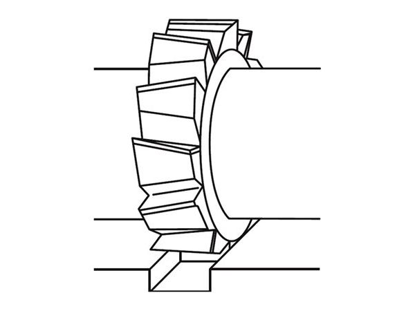 Fréza kotoučová úzká polohrubozubá typ N...