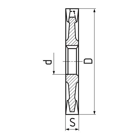 Fréza kotoučová jemnozubá typ H F730275 - ZPS