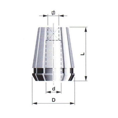 Kleštiny systém ER, DIN 6499 ER 32 - KFH