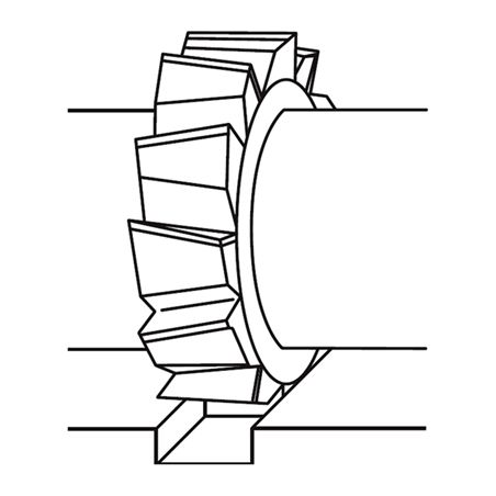 Fréza kotoučová jemnozubá typ H F730278 - ZPS