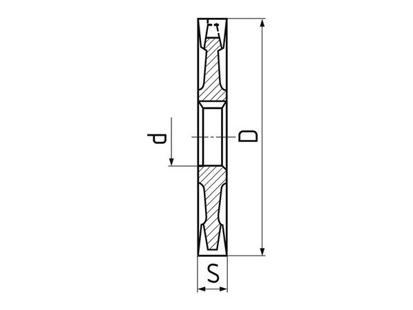 Fréza kotoučová jemnozubá typ H F730373 - ZPS