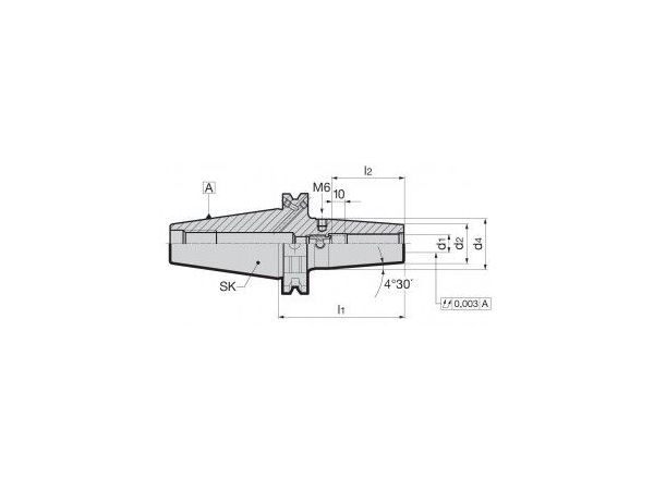 Tepelný upínač - SK40, DIN 69871 AD/F - GUHRING