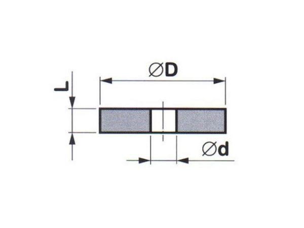 Brusný kotouč plochý - TYROLIT