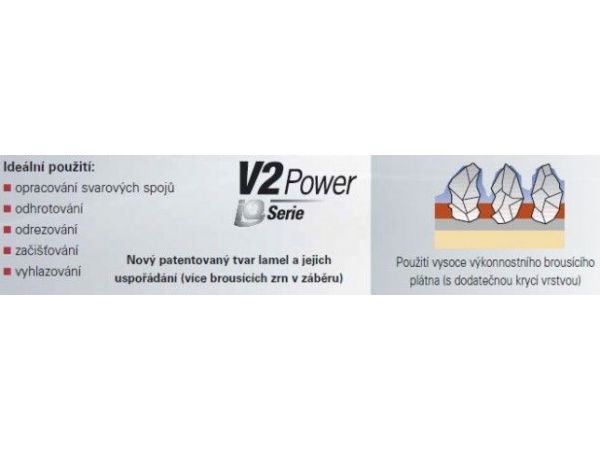 Brusný lamelový kotouč Turbo INOX - LUKAS