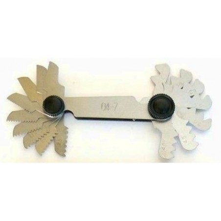 Závitové šablony pro Whitworthuv závit 254621 W /1147/