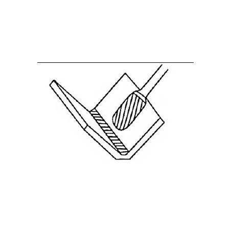 Technická fréza tvrdokovová válcová s rádiusem typ C - TEC-SPIRAL